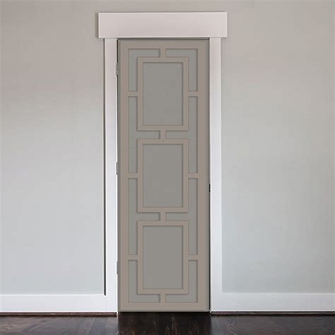 O'verlays Harper Thick 3 rectangle Interior Door Kit for flat surface doors