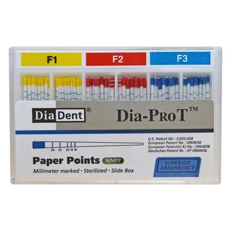 Buy Diadent Pro T Paper Points at Best Price 2024 - Dentalstall