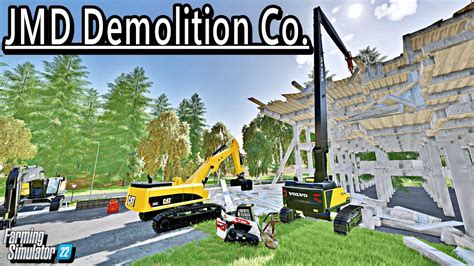 JMD Demolition Co - NEW Demolition Pack MOD !! - Huge Building Demo - FS22 - YouTube