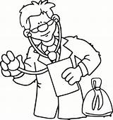 Doctor Coloring Pages For Preschoolers sketch template
