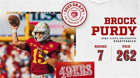 2022 NFL Draft: QB Brock Purdy, Iowa State, No. 262