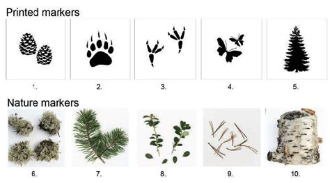 List of nature and printed markers All of the nature objects were... | Download Scientific Diagram