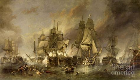 Battle of Trafalgar Painting by Wonderful Ireland - Fine Art America