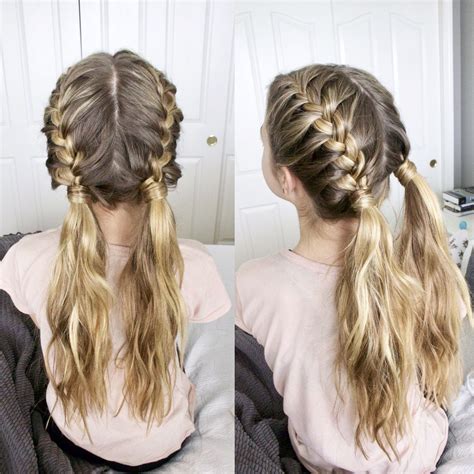 20 Best Ideas Double French Braid Crown Ponytail Hairstyles