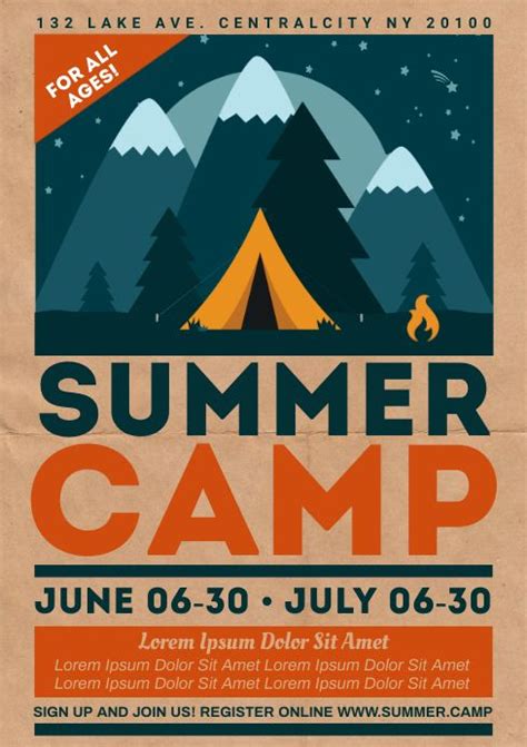 SUMMER CAMP POSTER