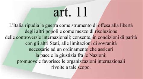 Art 11 Costituzione italiana spiegato facile - Per saperne di più - Studia Rapido