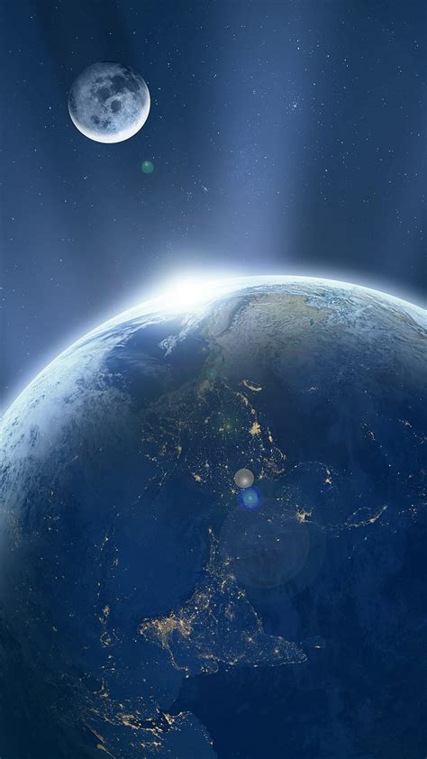 Earth From Moon Wallpaper