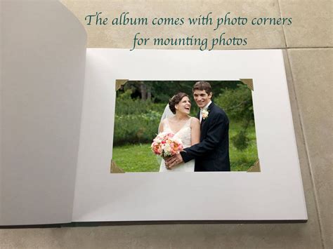 Personalized Custom Wedding Book Album Guest Register With | Etsy