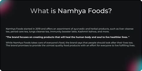 An Attempt to Increase Namhya foods Conversion. by making its website Navigation easy.