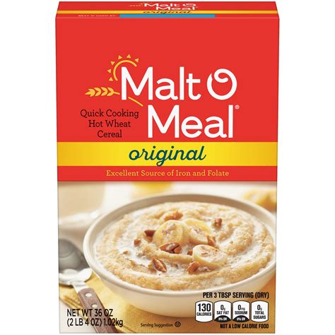 Malt-O-Meal®, Original Malt-O-Meal Hot Breakfast Cereal, Quick Cooking ...