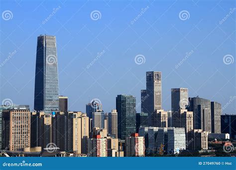 Skyscrapers of Beijing stock photo. Image of international - 27049760