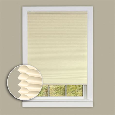 Cordless Cellular Honeycomb Pleated Shades 3/8-Inch Light Filtering ...