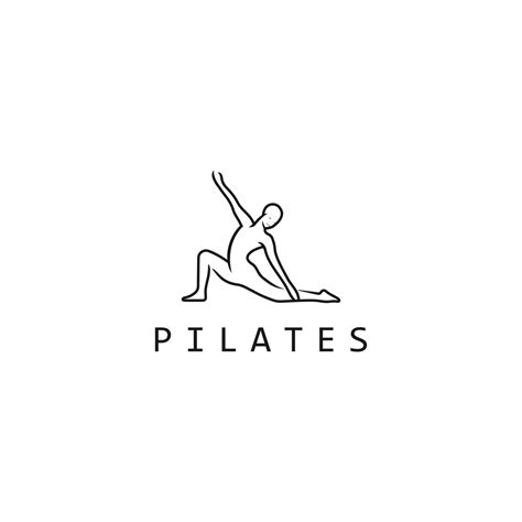 Pilates logo for pilates school. Pilates studio. Yoga logo design template 21556616 Vector Art ...