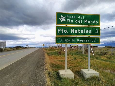 End of the World Route - Ruta Del Fin Del Mundo, Patagonia Chile Stock ...