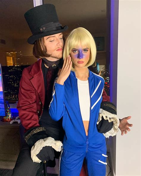 @bazzi on Instagram: “willy wonka and violet take on halloween ...