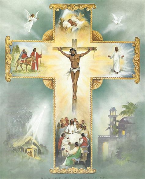 The Living Cross: The Life of Black Jesus by Vincent Barzoni (Art) – The Black Art Depot