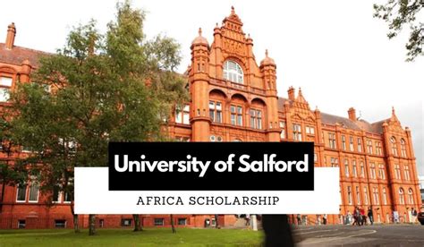 University of Salford Scholarship for African Students in UK