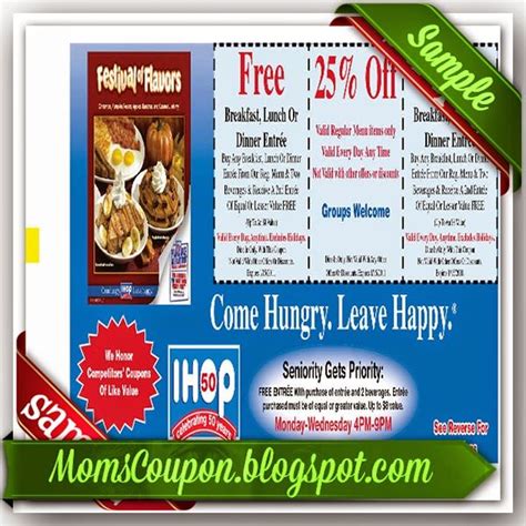 Free Printable Ihop Coupons Sources | Free Printable Coupons 2015 | Printable coupons, Ihop ...