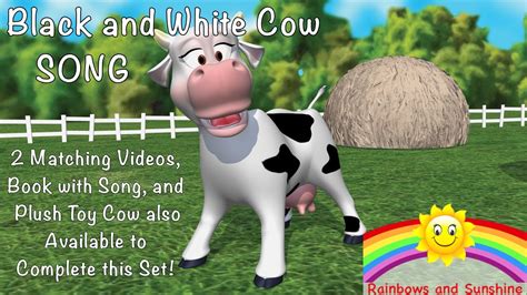 Black and White Cow SONG | Singalong Kids Songs | Farm Song (2023 ...