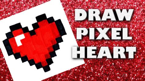 Minecraft Heart Pixel Art