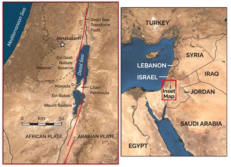 Travels in Geology: The Dead Sea Rift: Salty soaks and ancient earthquakes in a storied land