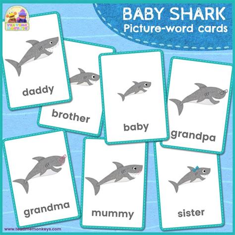 Beautiful Shark Flashcards Family Pdf