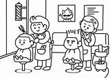 Premium Vector  Children In barber Shop coloring Pages sketch template