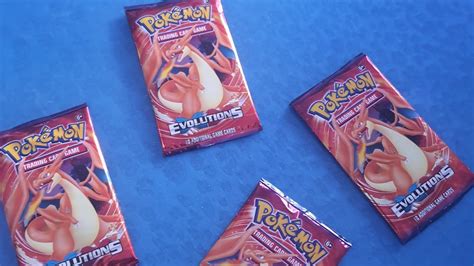 opening evolution charizard booster packs! - YouTube