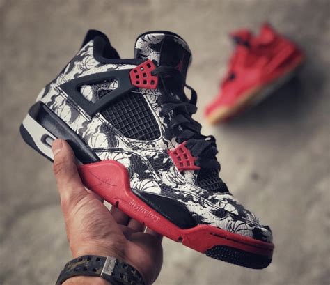 Air Jordan 4 Print Tattoo BQ0897-006 Release Date - SBD