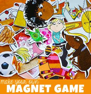 Toddler Activities: Make Your Own Magnet Game