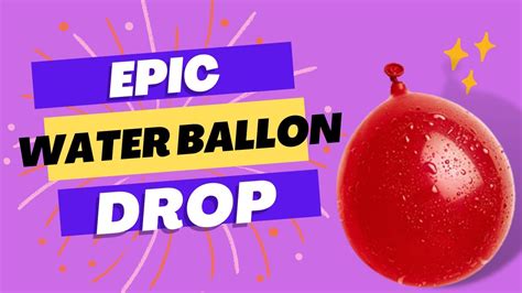 EPIC Water balloon DROP! #balloons #droppingwaterballoon #amazing - YouTube