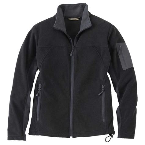 North End Women's' Black Microfleece Jacket