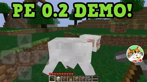 Minecraft PE 0.2 Demo - Pocket Edition lite - YouTube