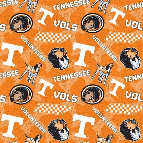 NCAA University of Tennessee Vols Orange & White College Logo - Etsy