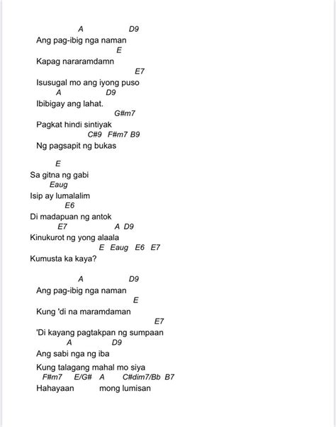 Ikaw At Ako Chords Johnoy Danao