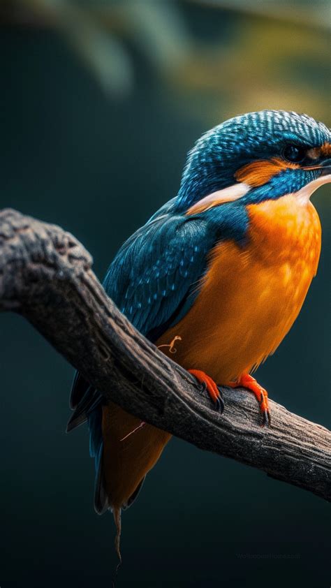 Kingfisher Wallpaper (Vibrant bird, Colorful feathers) #17837