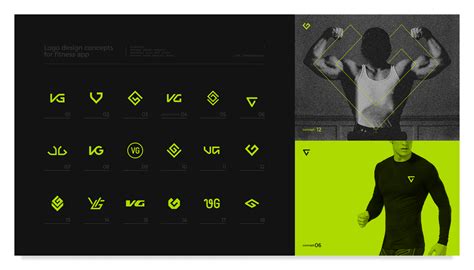 fitness app logo design | Client took concept #4, what would you choose ...