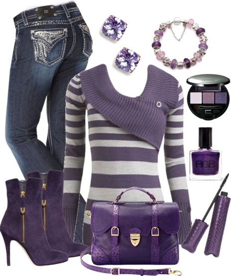 Purple Outfits Polyvore