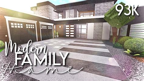 Modern Family Mansion Bloxburg Houses Aesthetic