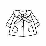 Cute Coat For Coloring At Kindergarten Page Kids Stock  sketch template