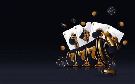 Premium Vector | Gold casino slot, poker cards, poker chips and dices on the golden background ...