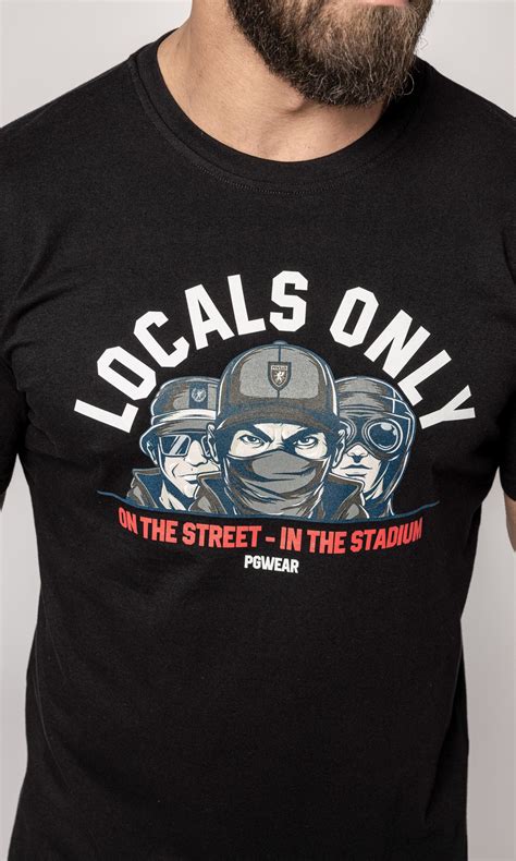 T-shirt “Locals Only” Black – Ultras-Tifo Shop