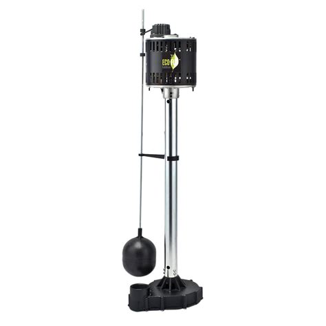 ECO FLO 1/3 HP Cast Iron Pedestal Sump Pump-EPC33 - The Home Depot