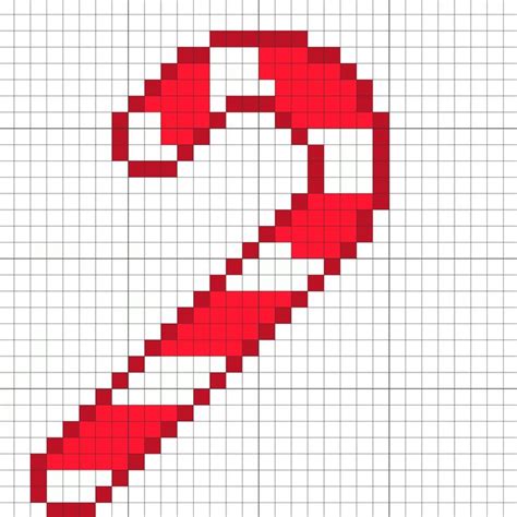 #MinecraftPixelArt #Candycane #MinecraftCandycane#MinecraftPerler # ...