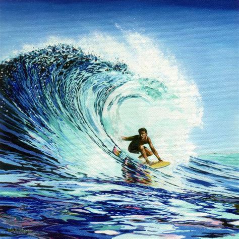 Surf Wave Painting Painting a wave with someone | Surf art, Surf ...