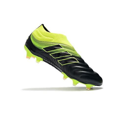 New Adidas Copa 19+ FG Soccer Shoes - Black Volt