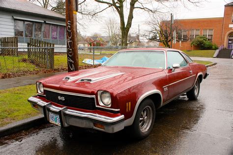 OLD PARKED CARS.: 1973 Chevrolet Chevelle SS.