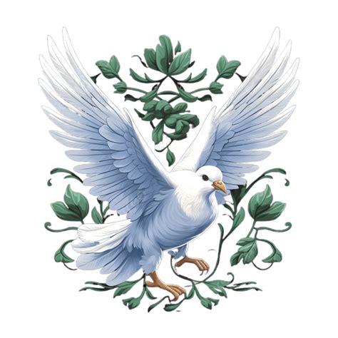 Dove Of Peace Olive Branch Illustration, Peace Dove, Olive Branch ...