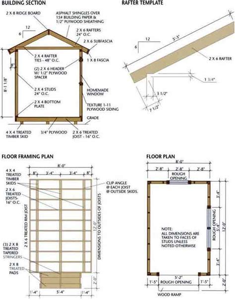 Finding the Right Storage Building Plans | Shed Blueprints