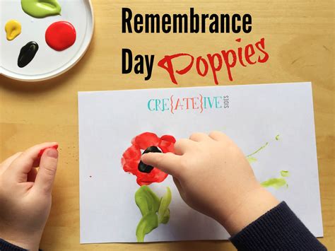 7 Poppy Crafts for Remembrance Day - Creative Sides